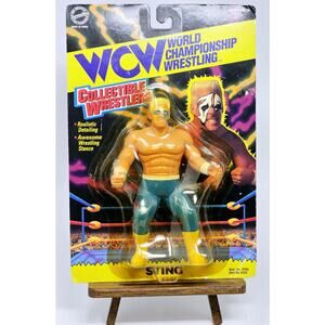 WCW Sting World Championship Wrestling Collectible 1994 Action Figure #8102
